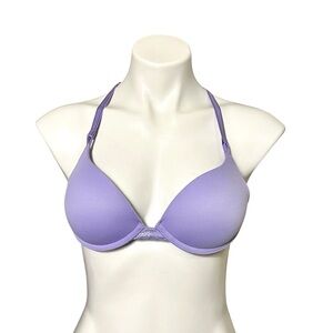 Soma Embraceable Enchanting Lace Push Up Bra 34B Lavender New